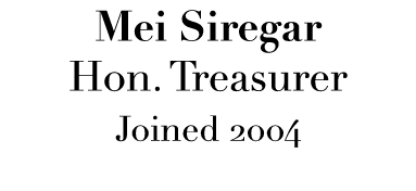 Mei Siregar Hon  Treasurer Joined 2004 