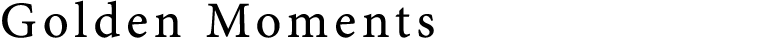 Golden Moments