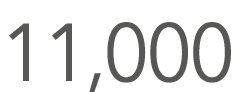 11,000 