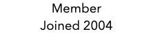 Member Joined 2004